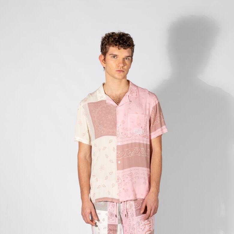 (image for) Online Verkaufe Von Dutch Originals -Kris Resortshirt, pink bandana F0817666-01683